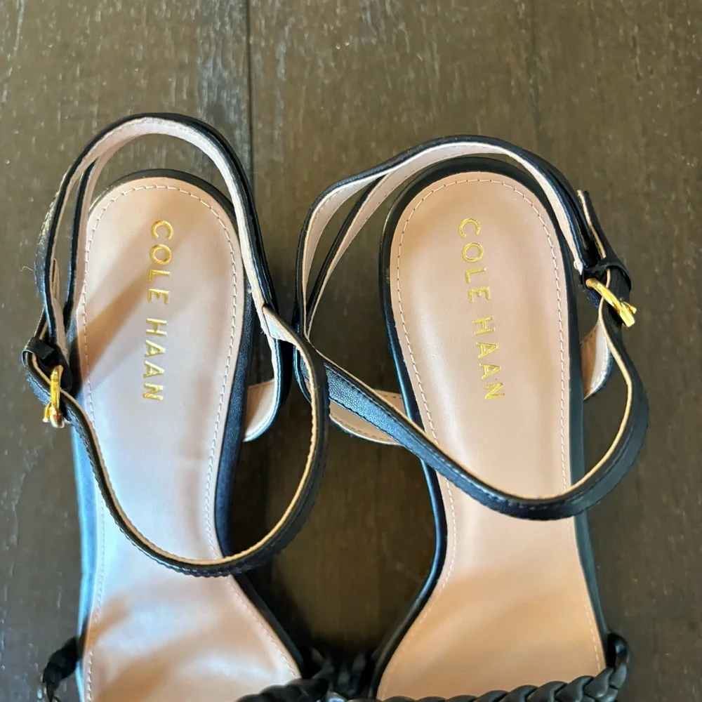 Cole Haan black height leather